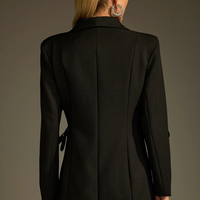 Blazer “Power Line” Black – с 3 колана и изваяни рамене