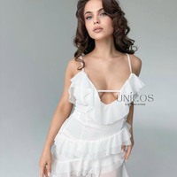 Асиметрична рокля „Лятна магия“ white