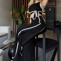 “SPORTY CHIC LINE” black - комплект топ и долнище