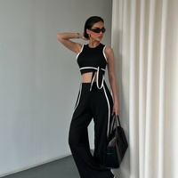 “SPORTY CHIC LINE” black - комплект топ и долнище