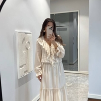 Дълга Риза-Рокля “Breeze Tie” ekru