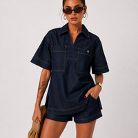 “ Denim fashion Set” dark - дънков сет