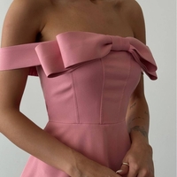 Eleganza – Елегантна рокля с панделка Pink