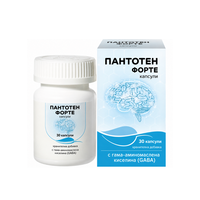 ПАНТОТЕН Форте капсули N 30 с GABA