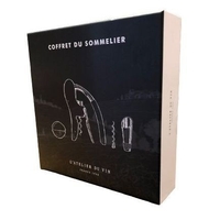 Комплект за вино L' Atelier Du Vin Sommelier set, 4бр, Oeno Collection, Черен