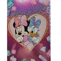 XXL ХОЛОГРАФСКА ПОДАРЪЧНА КАРТИЧКА  С ПЛИК С MIni Mouse, ФОРМАТ А4, ДЕТСКА, ДИСНИ