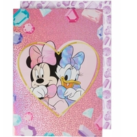 XXL ХОЛОГРАФСКА ПОДАРЪЧНА КАРТИЧКА  С ПЛИК С MIni Mouse, ФОРМАТ А4, ДЕТСКА, ДИСНИ