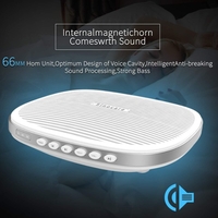 Машина за бял шум - Sinocare звукова машина с 20 естествени звука и множество нива на сила на звука, захранвана от USB, преносима машина за сънна терапия за бебета/възрастни, които спят или релаксират у дома и в офиса.