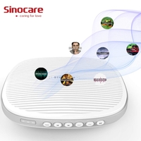 Машина за бял шум - Sinocare звукова машина с 20 естествени звука и множество нива на сила на звука, захранвана от USB, преносима машина за сънна терапия за бебета/възрастни, които спят или релаксират у дома и в офиса.