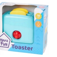 ДЕТСКА КУХНЕНСКА ИГРАЧКА ТОСТЕР, СИН, 18М+, ЗАБАВЛЕНИЕ В КУХНЯТА