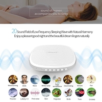 Машина за бял шум - Sinocare звукова машина с 20 естествени звука и множество нива на сила на звука, захранвана от USB, преносима машина за сънна терапия за бебета/възрастни, които спят или релаксират у дома и в офиса.