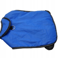 ЖИЛЕТКА ЗА КУЧЕТА СИНЯ РАЗМЕР МАЛЪК ЗА МАЛКИ КУЧЕТА ДРЕХИ