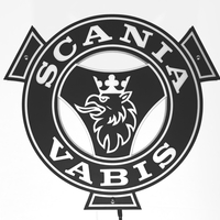 Светеща табела за камион Black Matte - СКАНИЯ - SKANIA VABIS