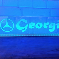 Светеща LED табела за камион
