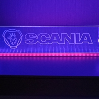 Светеща LED табела за камион