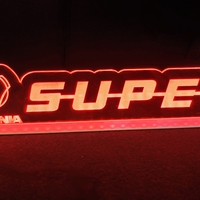 Светеща LED табела за камион