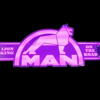 Светеща огледална табела за камион - МАН - MAN