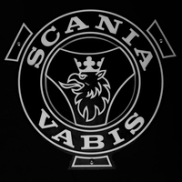 Светеща табела за камион Black Matte - СКАНИЯ - SKANIA VABIS