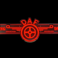 Светеща огледална табела за камион  - ДАФ - DAF