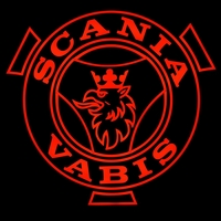 Светеща табела за камион Black Matte - СКАНИЯ - SKANIA VABIS
