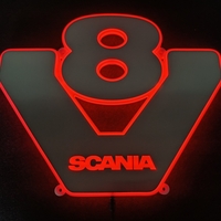 LED светеща табела за камион Скания - Skania V8