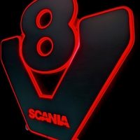 LED светеща табела за камион Скания - Skania V8
