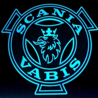 Светеща табела за камион Скания - Skania Vabis