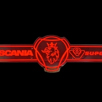 Светеща огледална табела за камион - СКАНИЯ - SKANIA V8 SUPER