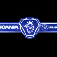 Светеща огледална табела за камион - СКАНИЯ - SKANIA V8 SUPER