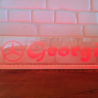 Светеща LED табела за камион