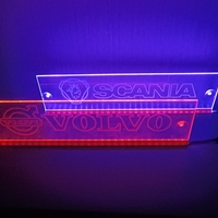 Светеща LED табела за камион