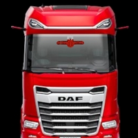 Светеща огледална табела за камион  - ДАФ - DAF