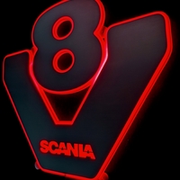 LED светеща табела за камион Скания - Skania V8