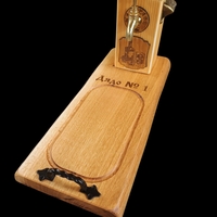 Дъска за мезета с чешма и диспенсър за алкохол - компактен модел