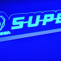 Светеща LED табела за камион