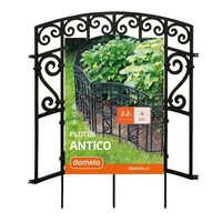 Декоративна черна оградка Antico 2.2 метра