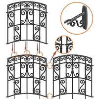 Декоративна черна оградка Antico 2.2 метра