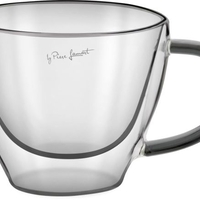 Комплект чаши за капучино LAMART LT9117 VASO, 190 мл., 2 броя, черни