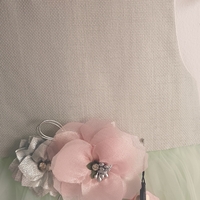 Елегантна рокля с тюл