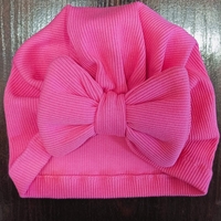 Бебешка шапка тип тюрбан 0-6 месеца