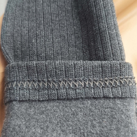 Тъмно сив рипсов клин с лека вата