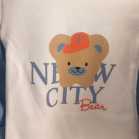 Комплект NY мече в светло синьо