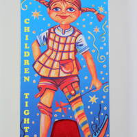 Чорапогащник памук Икотекс в червен цвят