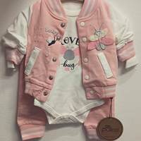 Комплект от 3 части Пеперуда