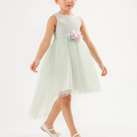 Елегантна рокля с тюл