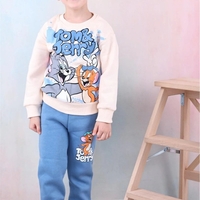 Ватиран комплект Том и Джери в синьо