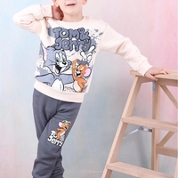 Ватиран комплект Том и Джери в сиво