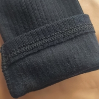 Черен рипсов клин с лека вата