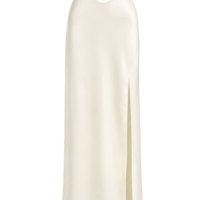 Obscura U Shape Satin Maxi Skirt