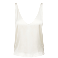 Second Skin U Neck Satin Tank Top